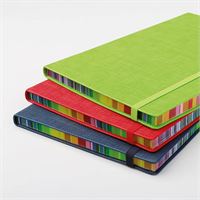 TACCUINO A6 CON MARGINI ARCOBALENO